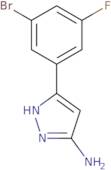 5-(3-Bromo-5-fluorophenyl)-1H-pyrazol-3-amine