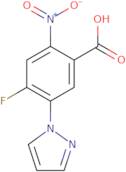 4-Fluoro-5-(1H-pyrazol-1-yl)-2-nitrobenzoic Acid