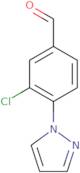 3-Chloro-4-(1h-pyrazol-1-yl)benzaldehyde