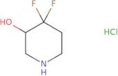 4,4-difluoropiperidin-3-ol hcl