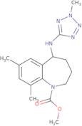 Methyl 7,9-dimethyl-5-((2-methyl-2H-tetrazol-5-yl)amino)-2,3,4,5-tetrahydro-1H-benzo[b]azepine-1-c…