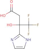 4,4,4-Trifluoro-3-hydroxy-3-(1H-imidazol-2-yl)butanoic acid