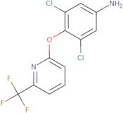 3,5-Dichloro-4-{[6-(trifluoromethyl)pyridin-2-yl]oxy}aniline