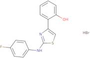 2-(4-Fluorophenyl)amino-4-(2-hydroxyphenyl)-1,3-thiazole hydrobromide