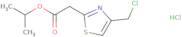 Propan-2-yl 2-[4-(chloromethyl)-1,3-thiazol-2-yl]acetate hydrochloride