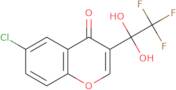 6-Chloro-3-(2,2,2-trifluoro-1,1-dihydroxyethyl)-4H-chromen-4-one