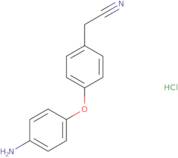 2-[4-(4-Aminophenoxy)phenyl]acetonitrile hydrochloride