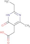 (2-Ethyl-4-methyl-6-oxo-1,6-dihydro-5-pyrimidinyl)acetic acid