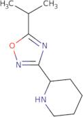 3-(Piperidin-2-yl)-5-(propan-2-yl)-1,2,4-oxadiazole