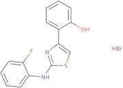 2-(2-Fluorophenyl)amino-4-(2-hydroxyphenyl)-1,3-thiazole hydrobromide