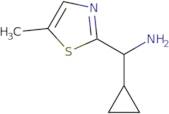 Cyclopropyl(5-methyl-1,3-thiazol-2-yl)methanamine