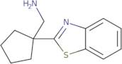 [1-(1,3-Benzothiazol-2-yl)cyclopentyl]methanamine