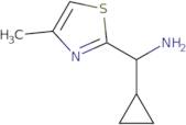 Cyclopropyl(4-methyl-1,3-thiazol-2-yl)methanamine