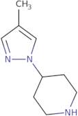 4-(4-Methyl-1H-pyrazol-1-yl)piperidine