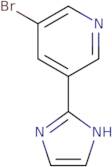 3-Bromo-5-(1H-imidazol-2-yl)pyridine