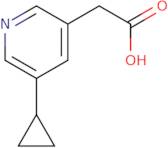 2-(5-Cyclopropylpyridin-3-yl)acetic acid