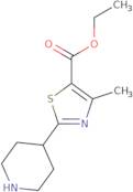 Ethyl 4-methyl-2-(piperidin-4-yl)-1,3-thiazole-5-carboxylate