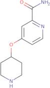 4-(Piperidin-4-yloxy)pyridine-2-carboxamide