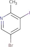 5-Bromo-3-iodo-2-methylpyridine