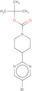 tert-Butyl 4-(5-bromopyrimidin-2-yl)piperidine-1-carboxylate