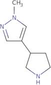 1-Methyl-4-(pyrrolidin-3-yl)-1H-pyrazole