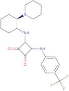 3-[[(1R,2R)-2-(1-Piperidinyl)cyclohexyl]amino]-4-[[4-(trifluoromethyl)phenyl]amino]-3-cyclobutene-1,2-dione