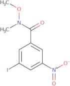 3-Iodo-N-methoxy-N-methyl-5-nitrobenzamide