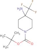 tert-butyl 4-amino-4-(trifluoromethyl)piperidine-1-carboxylate