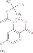 Methyl 3-(tert-butoxycarbonylamino)-5-methoxy-pyridine-2-carboxylate