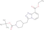 tert-Butyl 4-{[8-(ethoxycarbonyl)-[1,2,4]triazolo[4,3-a]pyridin-3-yl]methyl}piperidine-1-carboxylate