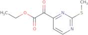 Ethyl 2-(2-(methylthio)pyrimidin-4-yl)-2-oxoacetate