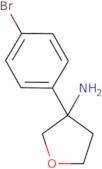 3-(4-Bromophenyl)tetrahydrofuran-3-amine