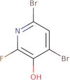 4,6-Dibromo-2-fluoropyridin-3-ol