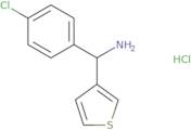 (4-Chlorophenyl)(thiophen-3-yl)methanamine hydrochloride