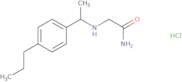 2-{[1-(4-Propylphenyl)ethyl]amino}acetamide hydrochloride