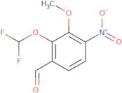 2-(Difluoromethoxy)-3-methoxy-4-nitrobenzaldehyde