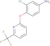 3-Chloro-4-{[6-(trifluoromethyl)pyridin-2-yl]oxy}aniline