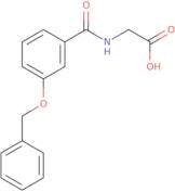 2-{[3-(Benzyloxy)phenyl]formamido}acetic acid