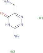 3-Amino-6-(aminomethyl)-1,2,4-triazin-5(4h)-one Dihydrochloride