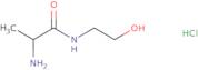 2-Amino-N-(2-hydroxyethyl)propanamide hydrochloride