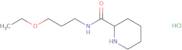 N-(3-Ethoxypropyl)-2-piperidinecarboxamide