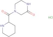 4-(Piperidine-2-carbonyl)piperazin-2-one hydrochloride