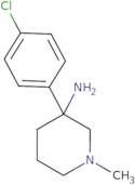 3-(4-Chlorophenyl)-1-methylpiperidin-3-amine