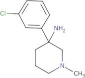 3-(3-Chlorophenyl)-1-methylpiperidin-3-amine