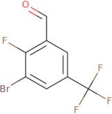 3-Bromo-2-fluoro-5-(trifluoromethyl)benzaldehyde