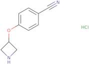 4-(azetidin-3-yloxy)benzonitrile hcl