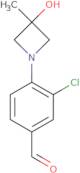 3-Chloro-4-(3-hydroxy-3-methylazetidin-1-yl)benzaldehyde