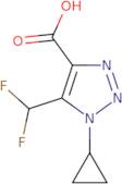 1-Cyclopropyl-5-(difluoromethyl)-1H-1,2,3-triazole-4-carboxylic acid