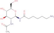 2-Acetamido-N-(e-aminocaproyl)-2-deoxy-b-D-glucopyranosyl amine