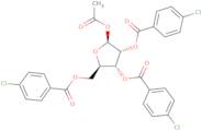 1-O-Acetyl-2,3,5-tri-O-p-chlorobenzoyl-b-D-ribofuranose